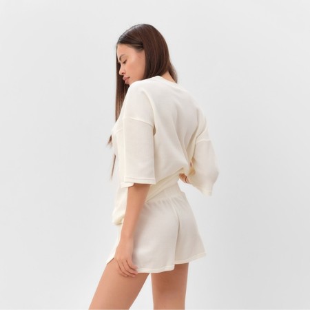 Female set (T -shirt, shorts) KAFTAN BASIC Line, p. 42, milk-3