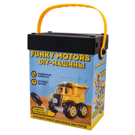 Set of game Funky Toys Motors "DIY Machines. Self -Summary ", with a screwdriver-2