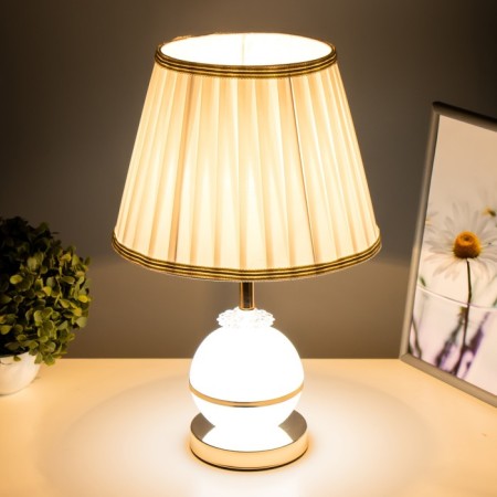 Mirabella table lamp E27 40W gold 28x28x44 cm Risalux-2