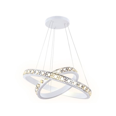 LED LED suspension with the Ambrella Light, Ice, FA169, LED, 86 W, 6450LUM, 3000-6400K, white color, white