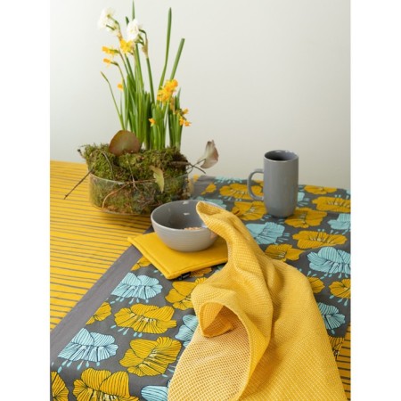 The path on the table of gray -colored Essential, size 45x150 cm-1