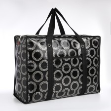 Lightning bag on a zipper, 35 liters, black color