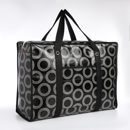 Lightning bag on a zipper, 35 liters, black color