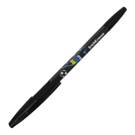 Ballic handle Erichkrause R-301 Stick & Grip "Sport DNA", node 0.7mm, blue, rubber holder, mix-2