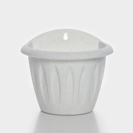 Kashpo wall “Felicia”, 1 l, d = 16 cm, marble color-1