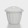 Kashpo wall “Felicia”, 1 l, d = 16 cm, marble color