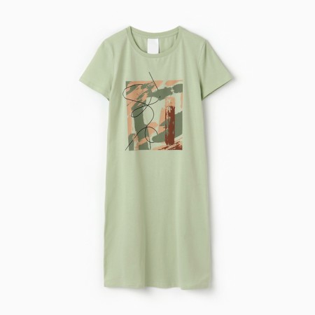 Women's tunic Home, green color, size 54