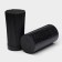 Knives stand with filler "Black granite", 22 × 11 cm, black color