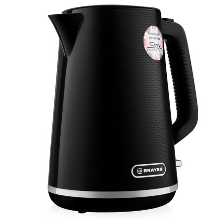 Electric kettle Brayer 1072br, plastic, 1.7 l, 2200 watts, black-1