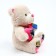 Soft toy "Mishutka", 25 cm, with sequins, Mix color