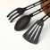 Prestige kitchen set, black color