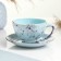 Tea couple "Elegant" 0.25l / 11x6.5cm + saucer 15cm, romance