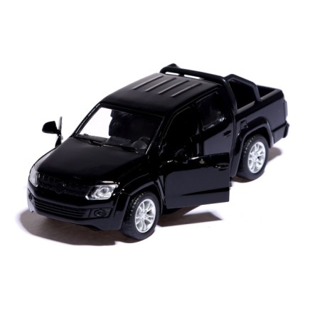 Metal “tundra” machine, doors open, 1:32, inertia, black color-3