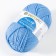 Yarn "Popular" 50% wool, 50% acrylic 133m/100g (520-blue spray)