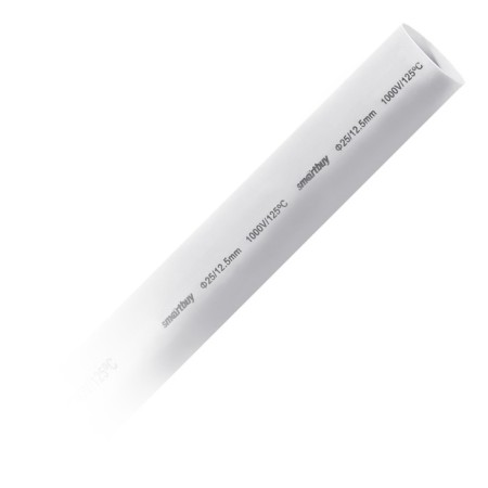 The heat-assigned Pipe Smartbuy, 25/12.5, white, 1 m, SBE-HST-25-W