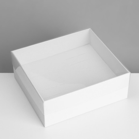 Standing for jewelry "Casket" 12 seats, 18 × 16 × 7 cm, white color-4