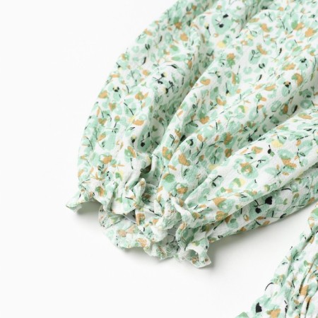 Women's dress Midy Mist Flower, green. R.42-11