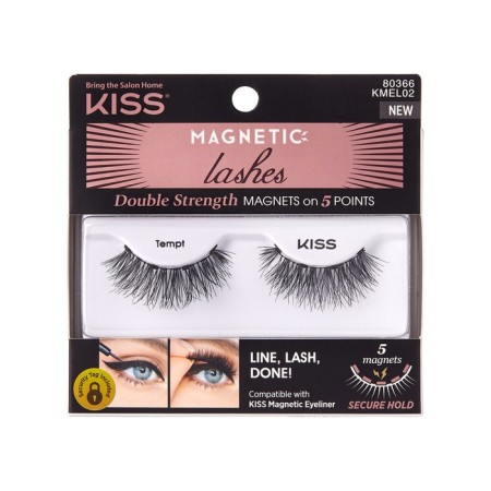 New generation magnetic eyelashes Kiss Tempt Magnetic Eyeliner Lash Kmel02, steam