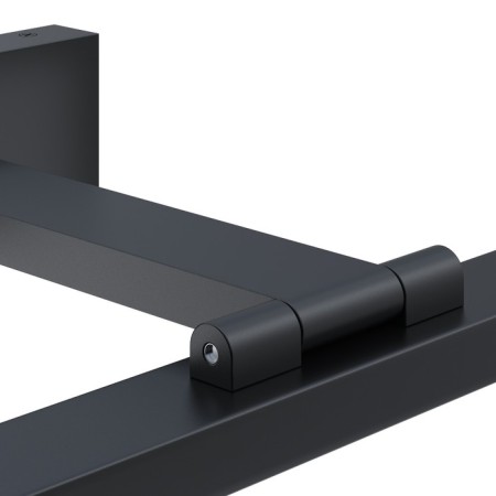 Maytoni MIR008WL-L12B4K, 1XLED, 12W, 20x49.5x5 cm, 820lm, black color black-3