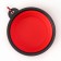 Silicone, folding bowl, 350 ml, 11 cm, red