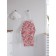 Apron kitchen with a photo print "Pink waves", adjustable, size OS