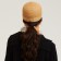Cap female wicker minku brown color, size 56-58