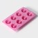 The form for baking the share "German cupcake. Whirlwind ", silicone, 28.5 × 17 cm, 8 cells, pink color