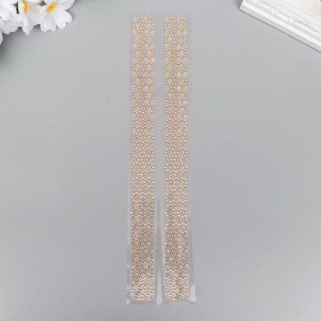 Decorative self -adhesive tape from rhinestones. The length is each 300 mm, the width is 25 mm.-1
