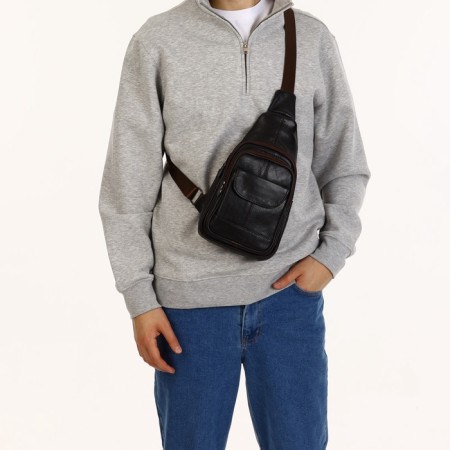Male bag-bag, brown color-4