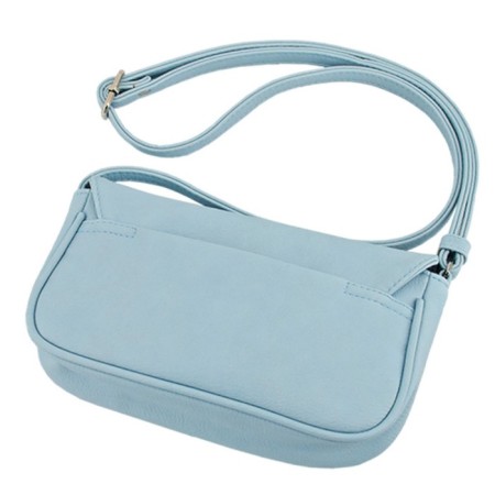 Women's bag B2772-06110, Blue color, artificial leather, 20x6x11 cm-1