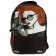 Youth backpack 39 x 30 x 17 cm, ergonomic back + usb and audio output, Devente Red Label, Beauty, Brown/Orange