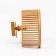 Wheel for rodents is plastic, without a stand, 9 cm, beige