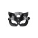 Pecado BDSM cat mask, embossed, genuine leather, black