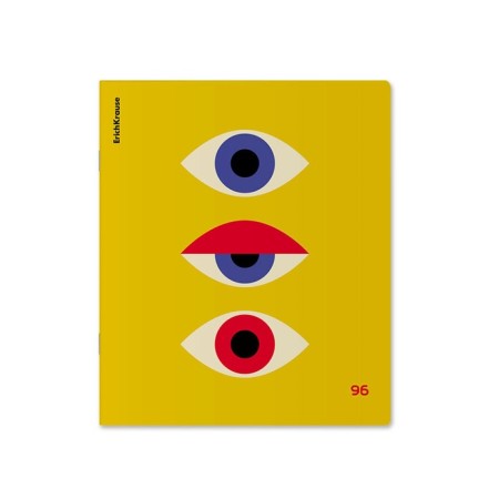 Notebook 96 sheets, cage, erichkrause, bauhaus, matte lamination, varnish-3