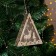 Christmas tree toy "Deer and Christmas tree", from batteries, glow warm white