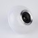 Light device "Light plate" 10 cm, E27, speaker, remote control, glow RGBW