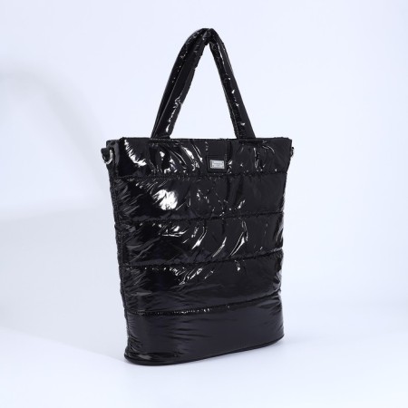 Luggage bag, external pocket, long belt, black color-2