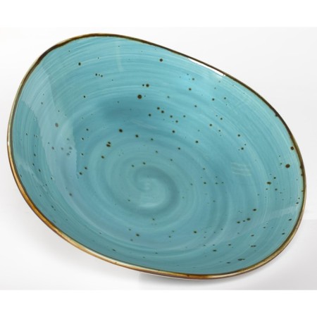 Deep plate Samold "Choir of turquoise", 750 ml, D = 21 cm-1