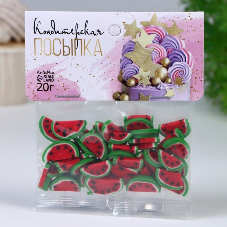 Confectionery Sprinking "Watermelon", 20 g-1