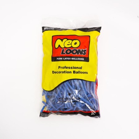 Ball for Twisting latex 150 ", standard, set of 100 pcs., Blue color-1