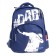 School backpack Bruno VisConti, 40 x 30 x 16 cm, ergonomic back, DAB, blue