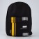 Backpack school youth "barcode", 33x13x37 cm, lightning department, outer pocket, black color