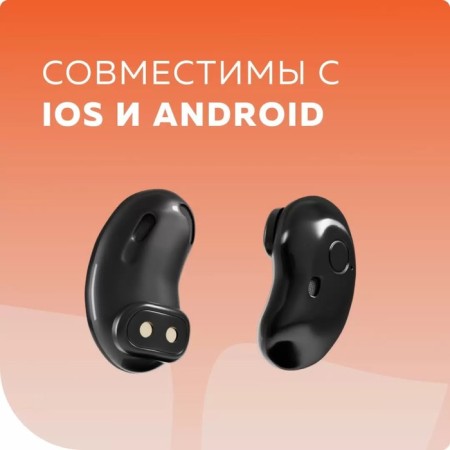 Headphones More Choice BW22S, TWS, wireless, vacuum, BT 5.1, 200 mac, microphone, black-5
