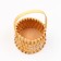 Wicker basket (sequoia), D16.5HN9.5/25.5 cm, 1 pc., Natural