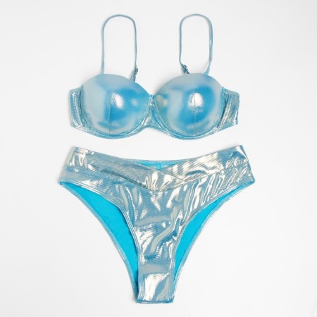 Separate Minaku swimsuit, Blue color, rr 48-6