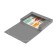 A4, 500MKM, calligrata elastic band folder on the elastic band, a root of 25 mm, up to 230 sheets, embossing "sand", gray