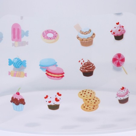 Tortopic with a lid, a removable stand for cakes, 11 cells, 30.5 × 21.5 cm, red color-4
