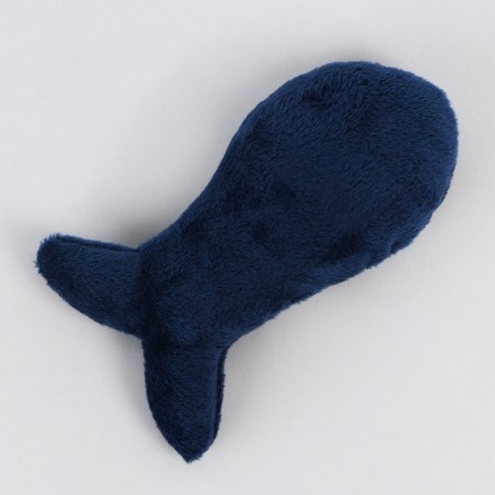 A cat's toy "fish" with cat mint, blue-1