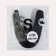 Form holders for shoes 35-39 rub (pair) Black nap from
