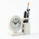 Desktop watches - an organizer for the "Minim" office, dial D -10 cm, 15 x 5 x 11 cm